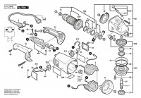 Bosch 0 603 349 042 PWS 20-230 Angle Grinder 230 V / GB Spare Parts PWS20-230